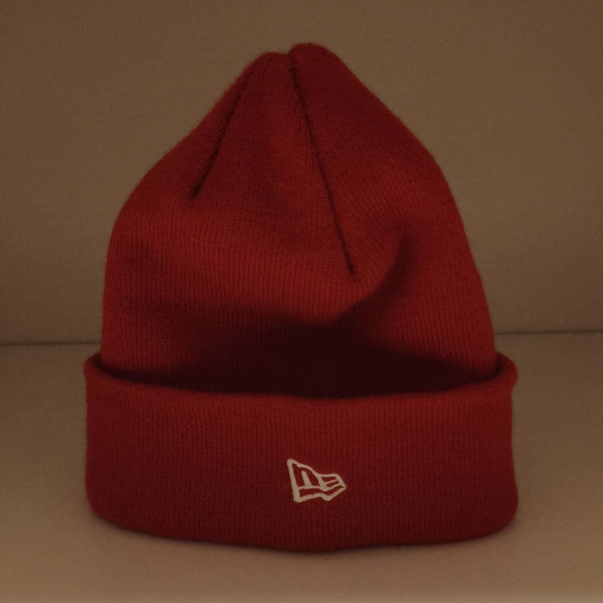 Red New Era Cap Beanie