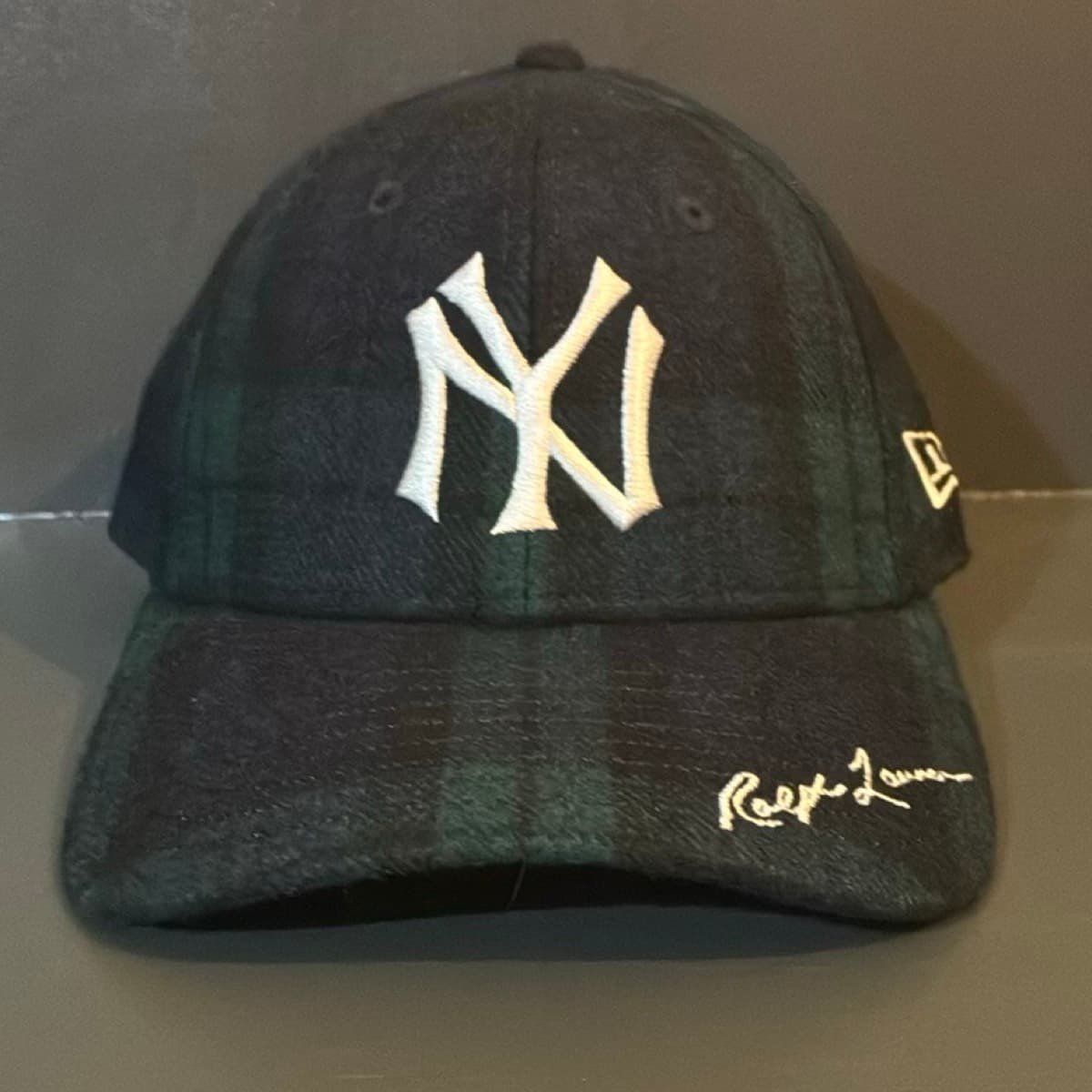 Cap New York Yankees collab Ralp Lauren Plaid 49FORTY