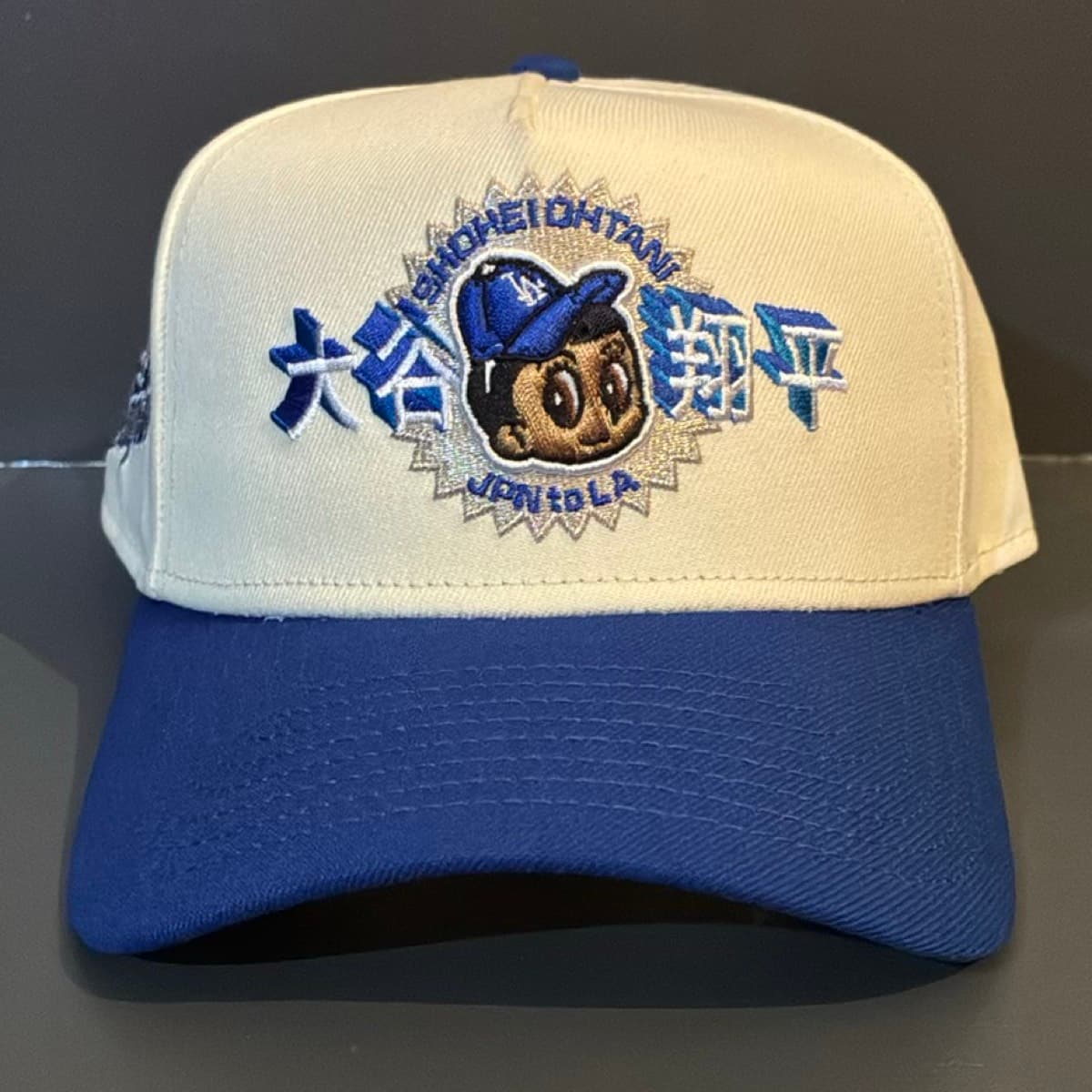 Cap Los Angeles Dodgers Shohei Ohtani Silver Chrome Two Tone Édition