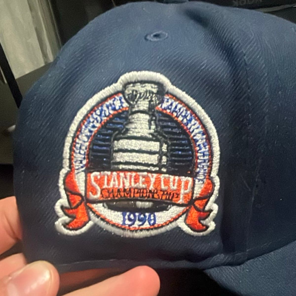 Edmonton Oilers New Era 59FIFTY Custom 1990 Stanley Cup Champions — 2