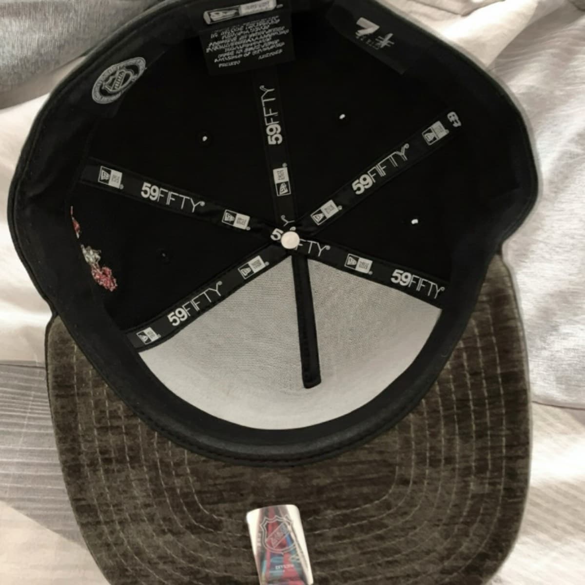 San Jose Sharks Holly New Era 59Fifty A-Frame Fitted Snapback Hat 7 1/4 — 2