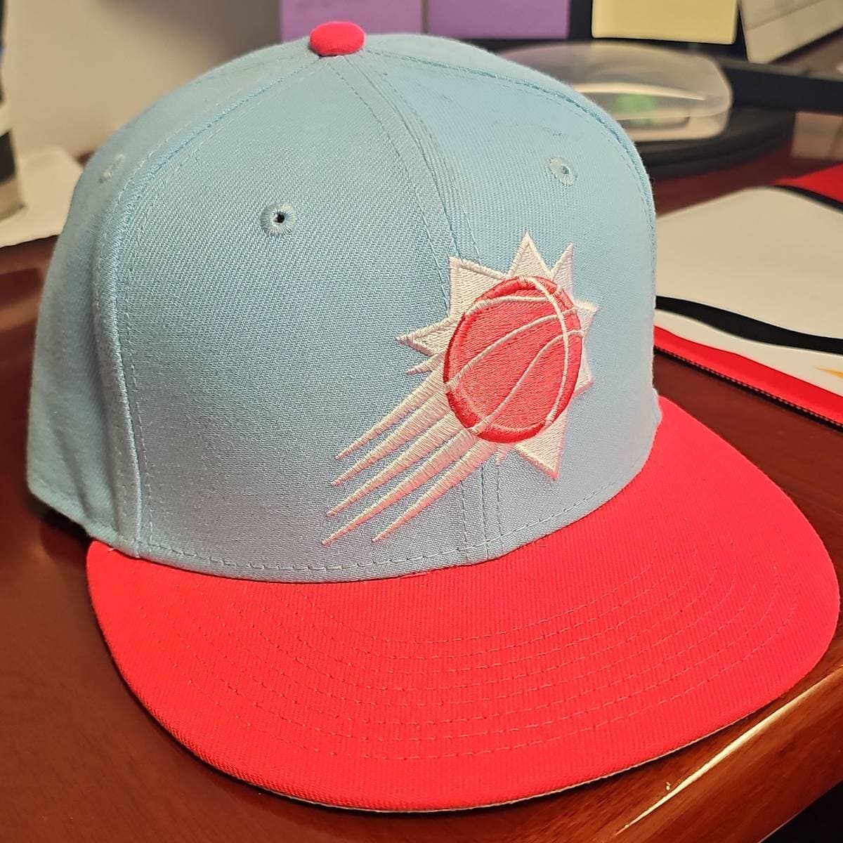 Suns pink and blue